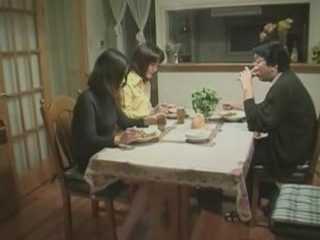 Japanese Pervert Hubby Threesome with Two Sisters
