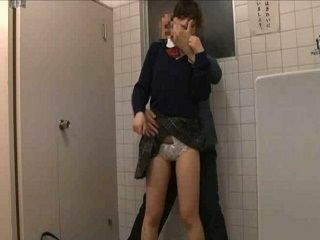 Public Exposure - Cop Fucks JAV Girl in Toilet
