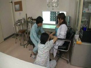 Fucking a Busty Nippon Doctor in Prison Full of Envious Inmates