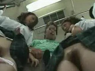 Sex-Craving Tokyo Teens Explore Nippon Fuck Hub on Public Transit