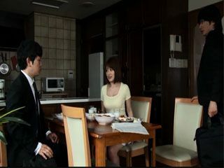 Horny Threesome with Honda Riko Surprising Busty Wife on Sleepover